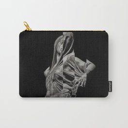 'Veiled Modesty' Contemporary Portrait by Jeanpaul Ferro Carry-All Pouch | Veil, Rococo, Italian, Michelangelo, Female, Nudity, Curated, Naples, Marble, Nudes 