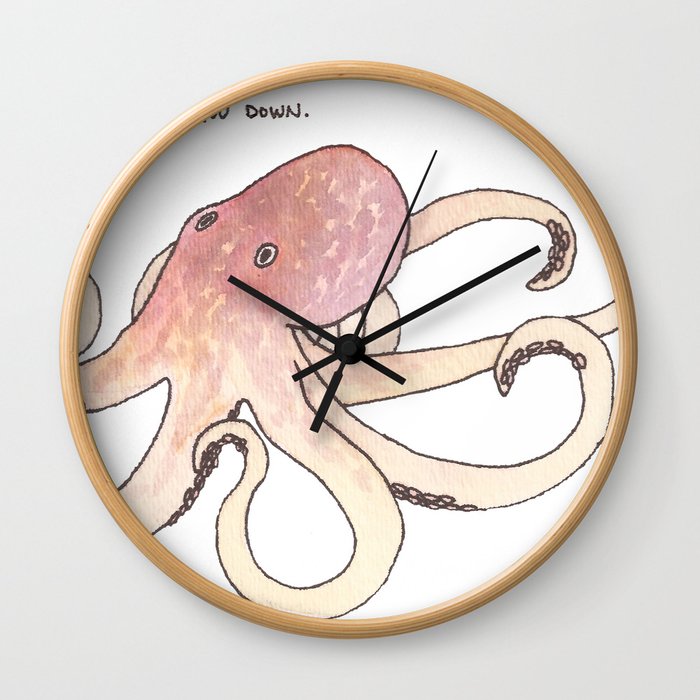 Don't let the world get you down. Wall Clock