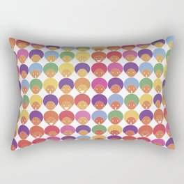 Afro Rainbows Rectangular Pillow