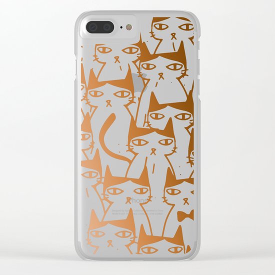 Cats #society6 Decor #buyart Clear iPhone Case