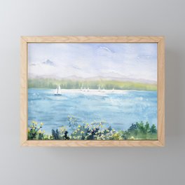 Cayuga Lake Regatta Framed Mini Art Print