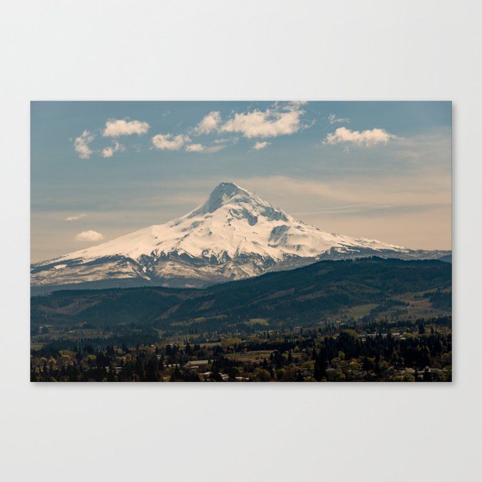 Mountain Valley Pacific Northwest - Nature Photography Canvas Print