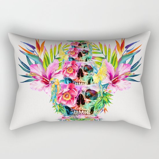 The Skull Tower Rectangular Pillow