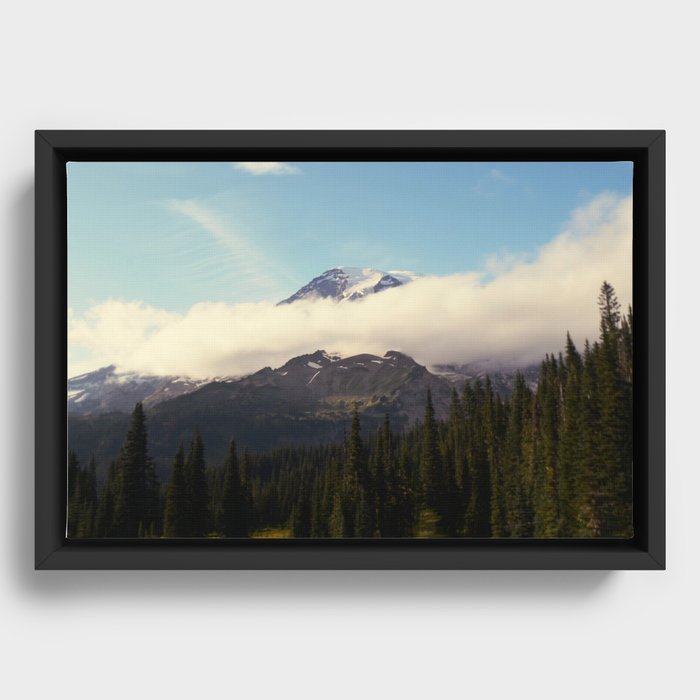 Vintage Rainier Framed Canvas