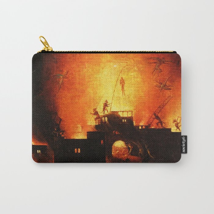The flaming infurno Carry-All Pouch