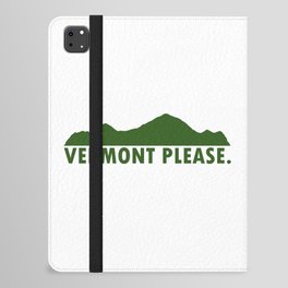 Vermont Please iPad Folio Case