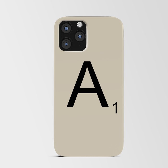 Scrabble Lettre A Letter iPhone Card Case
