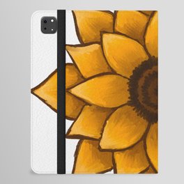 Symmetrical Sunflower iPad Folio Case