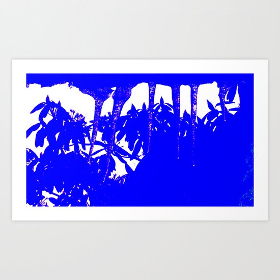 Harmony in Blue Art Print