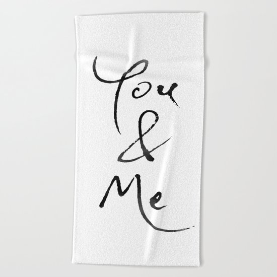 You & Me Beach Towel