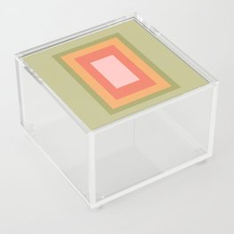 Geometric Colour Abstraction 1. Green Acrylic Box