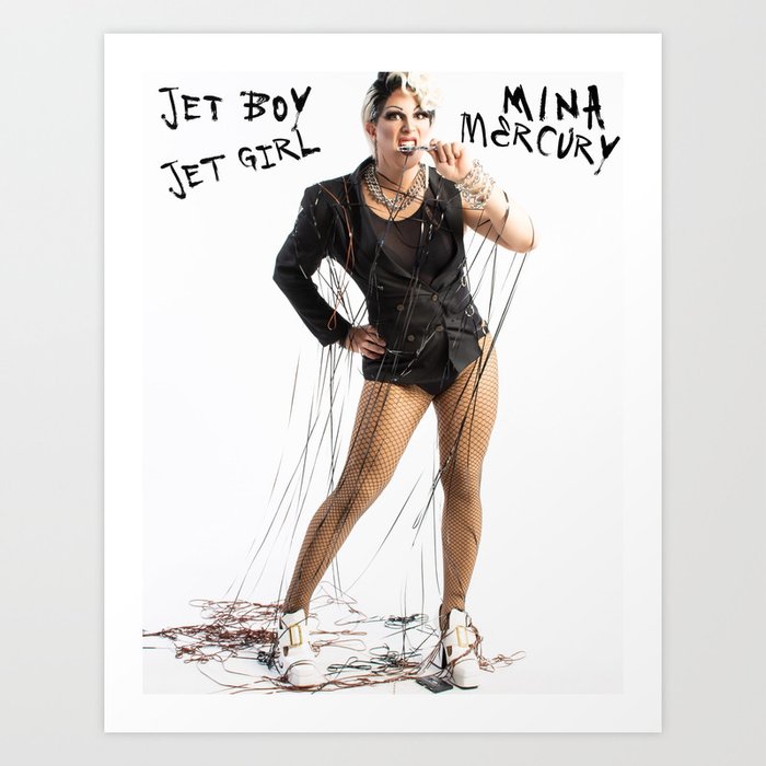 Jet Boy Jet Girl (Full) Art Print by minamercury Society6