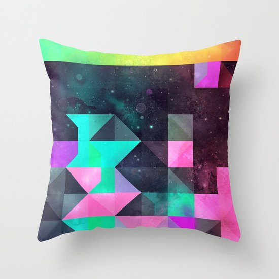 hyppy f'xn rysylyxxn Throw Pillow