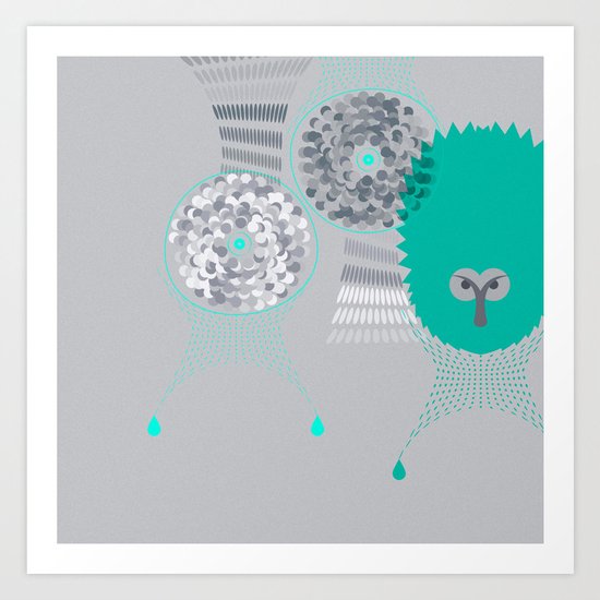 PARACHUTIST Art Print