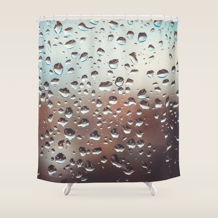 Wet Glass Shower Curtain By Diardo Society6