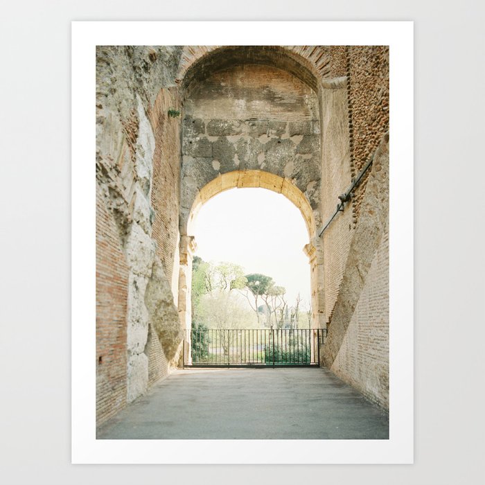 Colosseum in Rome, Italy / Travel photography / Still on film Art Print
