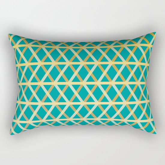 Overlap #6 reverse Rectangular Pillow
