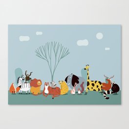 Wild Animals Canvas Print