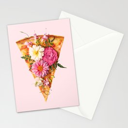 FLORAL PIZZA Stationery Card