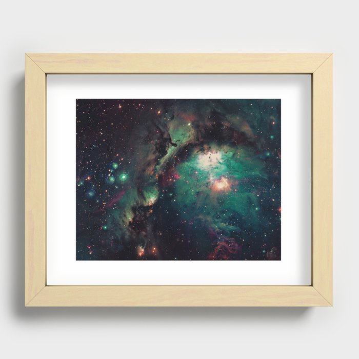 Star cluster Recessed Framed Print