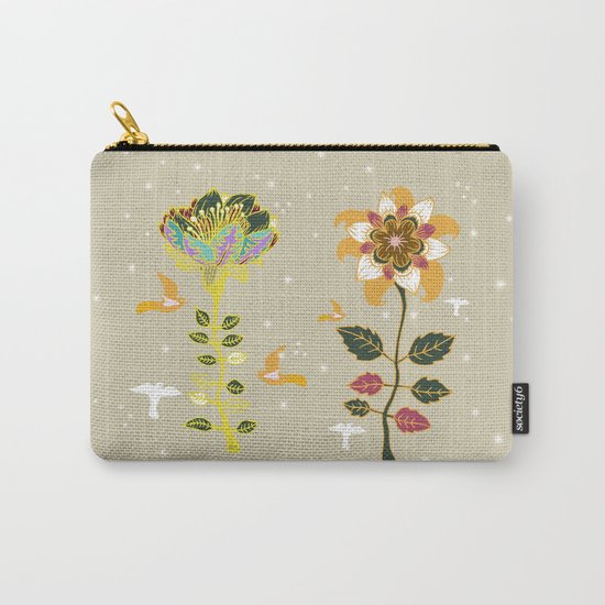 Two flowers Carry-All Pouch