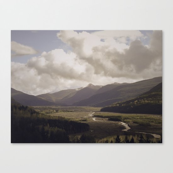 Toutle River Valley Canvas Print