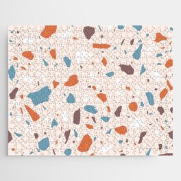 Multicolor Mid Century Terrazzo  Jigsaw Puzzle