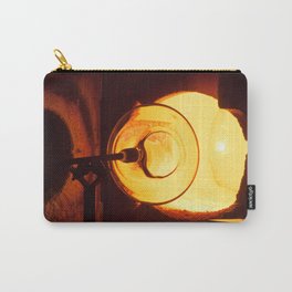 Glass blowing with a hot Glory Hole Carry-All Pouch