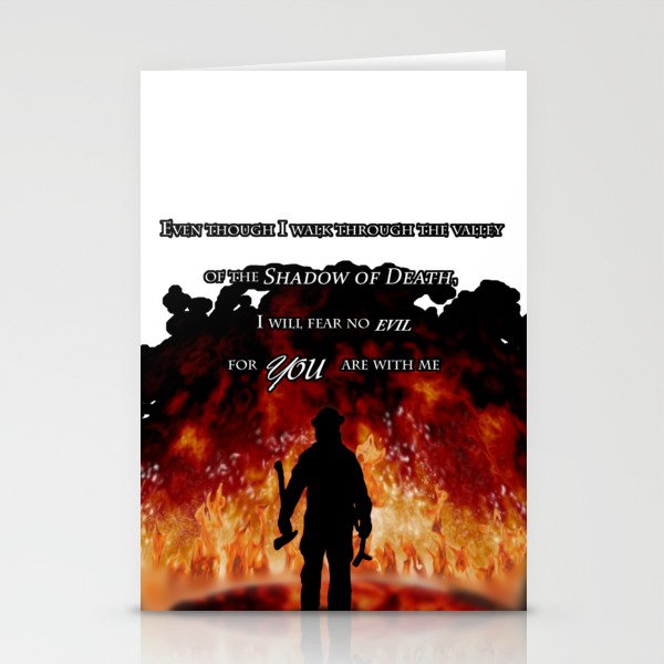 Firefighter Tribute Stationery Cards