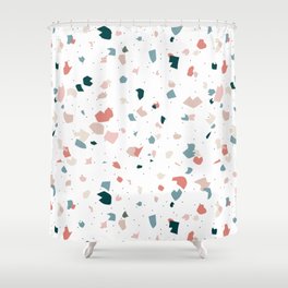 Pastel Terrazzo Shower Curtain