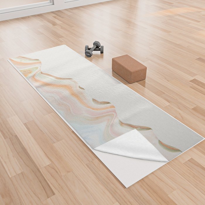 Mountain Marble Yoga Towel