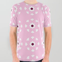 New optical pattern 64 All Over Graphic Tee