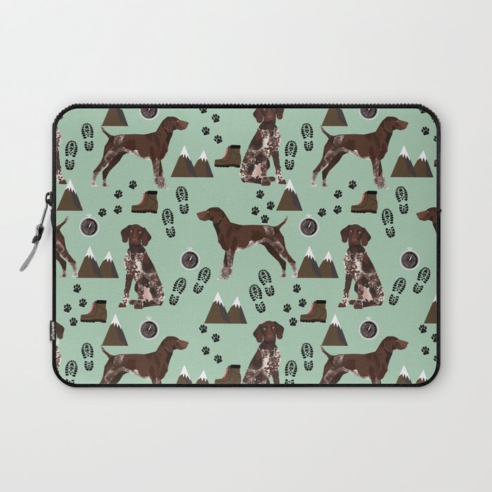 German Shorthair Pointer Mountain Hiking Hiker Outdoors Camping