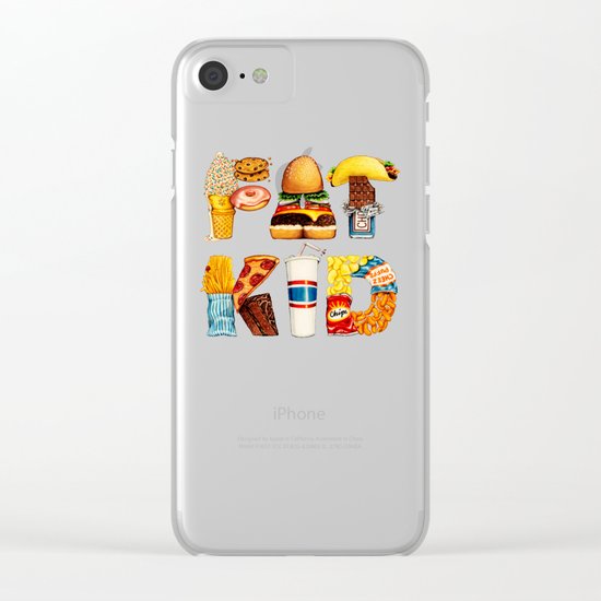 FAT KID Clear iPhone Case