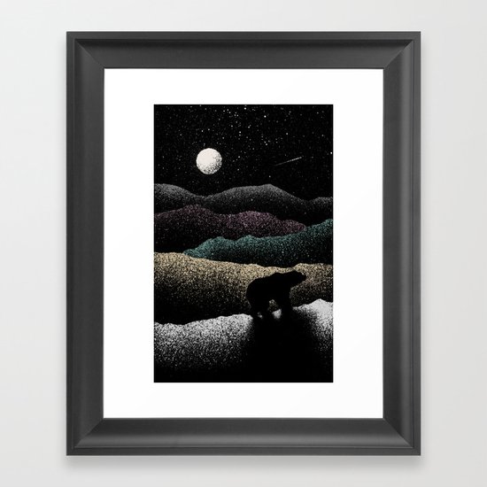 Wandering Bear Framed Art Print