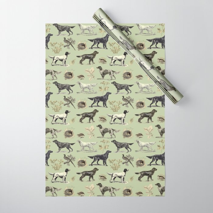 Bird-dog pattern Wrapping Paper