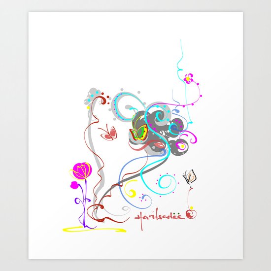 design 7 Art Print