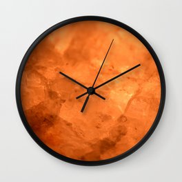Rock Salt Wall Clock