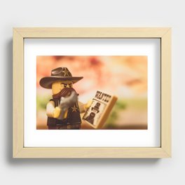 Wanted Recessed Framed Print