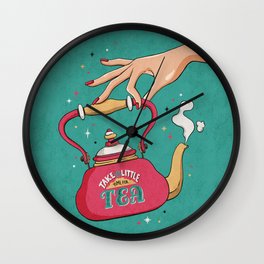Time For Tea Wall Clock