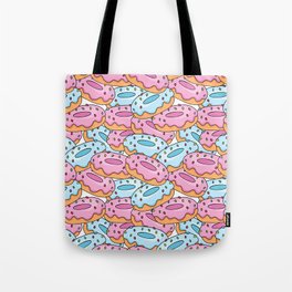 Delicious and bright donuts Tote Bag