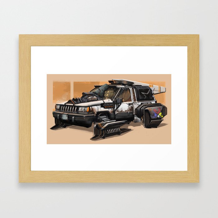 Jeep Grand Junker Framed Art Print