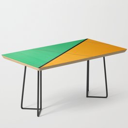 Yellow and Green Coffee Table