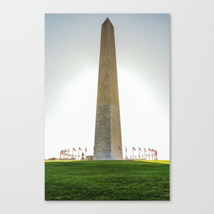 Washington Monument in Washington, USA Canvas Print
