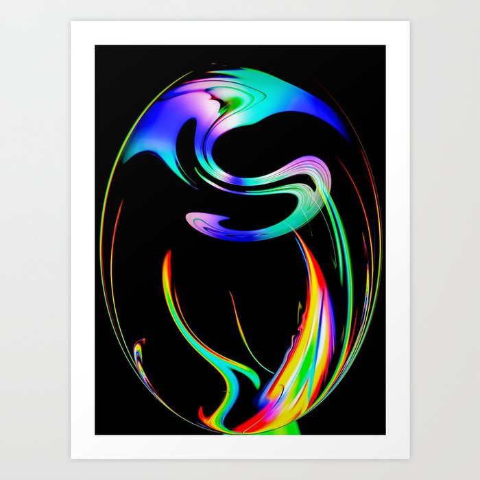 Abstract Perfection 13 Fire Art Print
