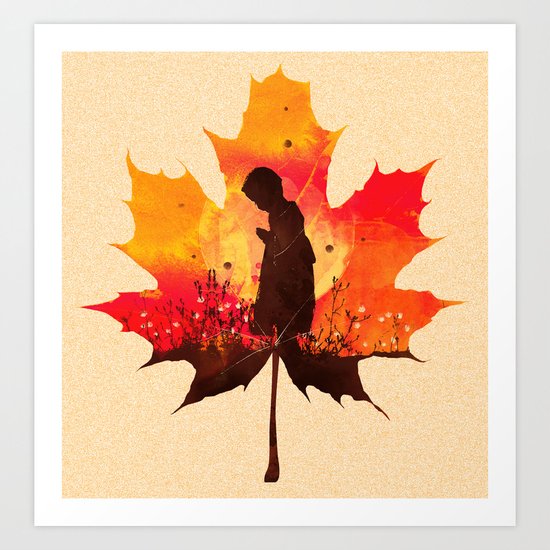 Keep a Little Prayer Tee Design Art Print