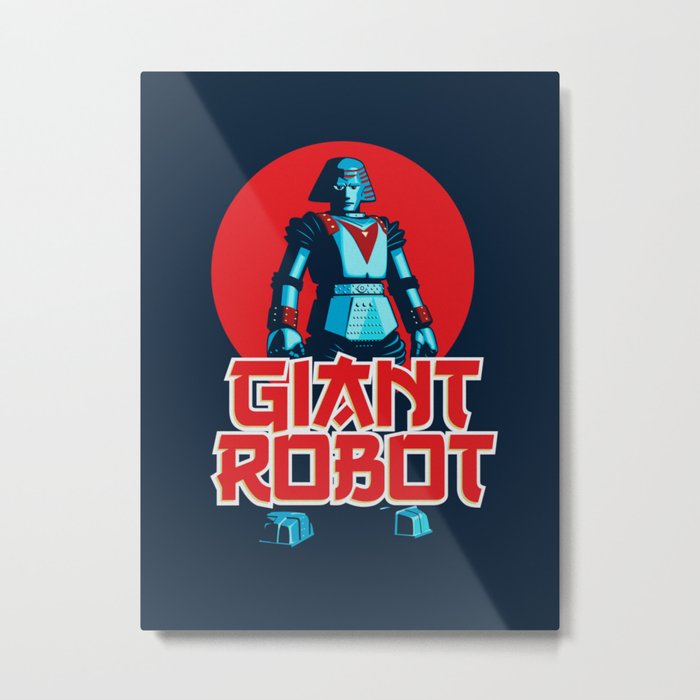 Giant Robot Metal Print