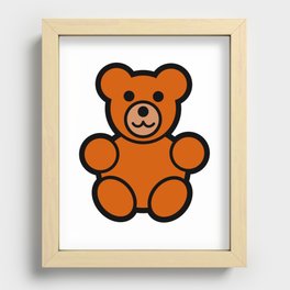 Teddy Bear Recessed Framed Print