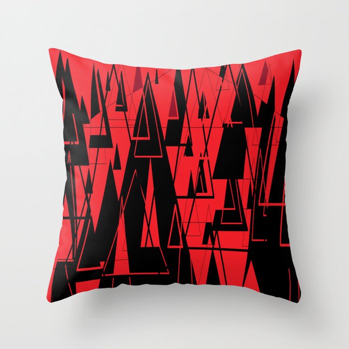 TRIANGLE LANDSCAPE 2013 Throw Pillow