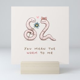 Worm Love Mini Art Print